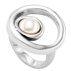 Кольцо UNOde50 ANI0604 "Загадай желание" M Жемчужное